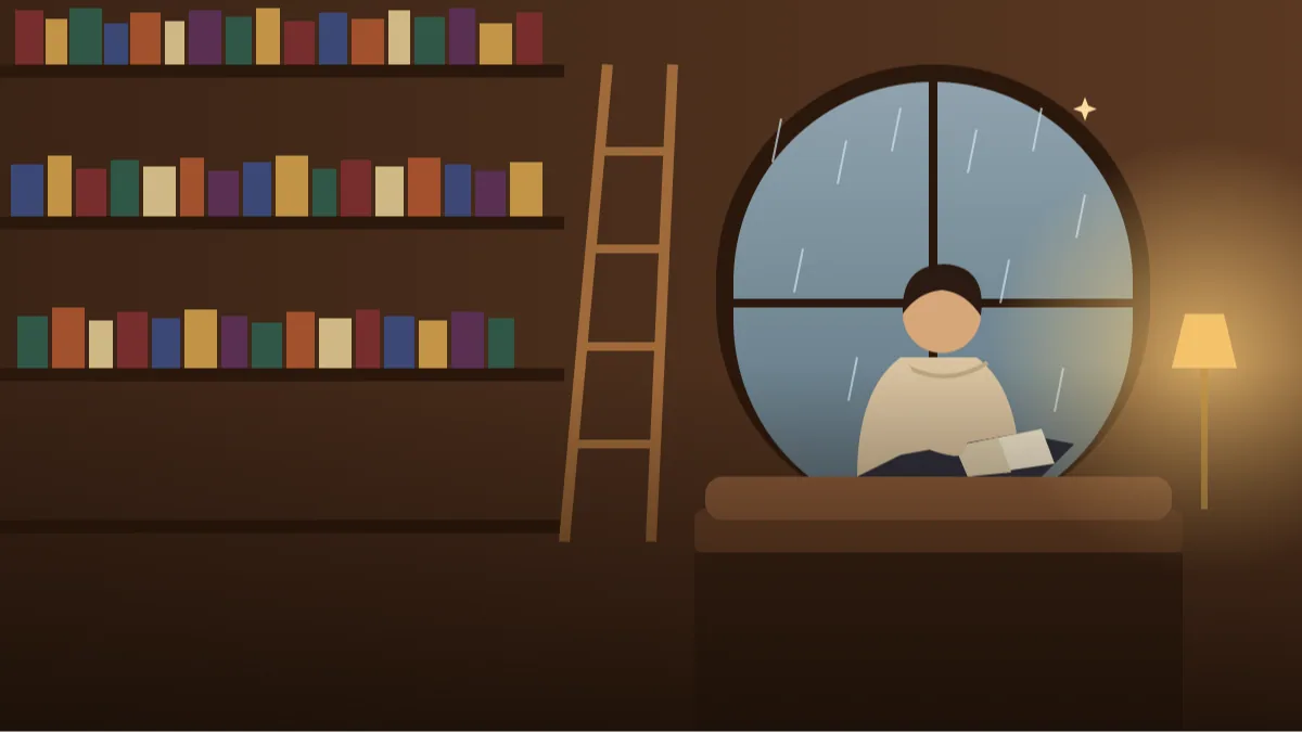 AI Library and Bookshelf Portrait Prompts