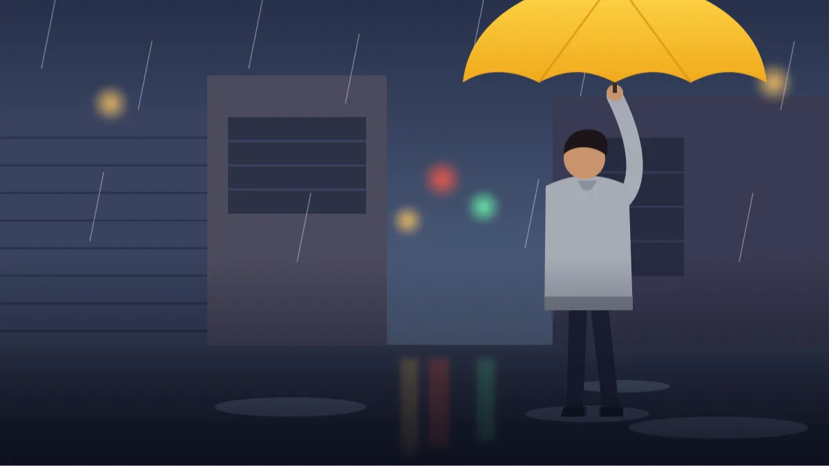 AI Monsoon Umbrella Portrait Prompts