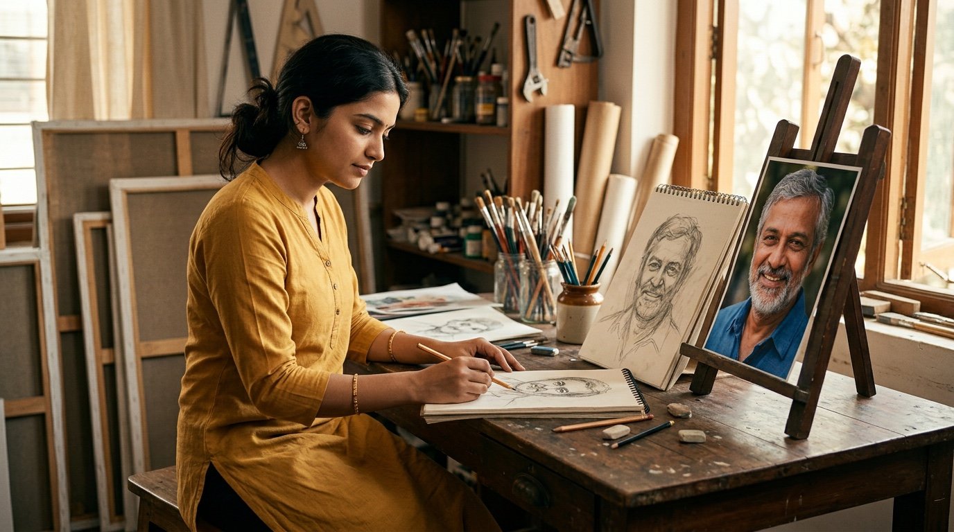 AI Sketch to Real Photo Prompts