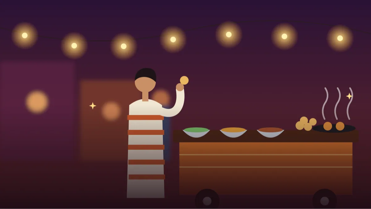 AI Street Food Market Photo Prompts