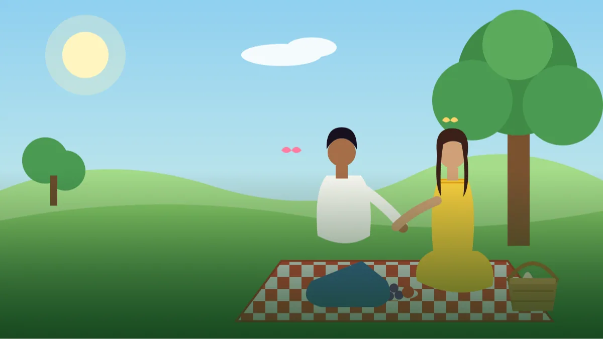 Gemini Picnic in the Park Couple Photo Prompts