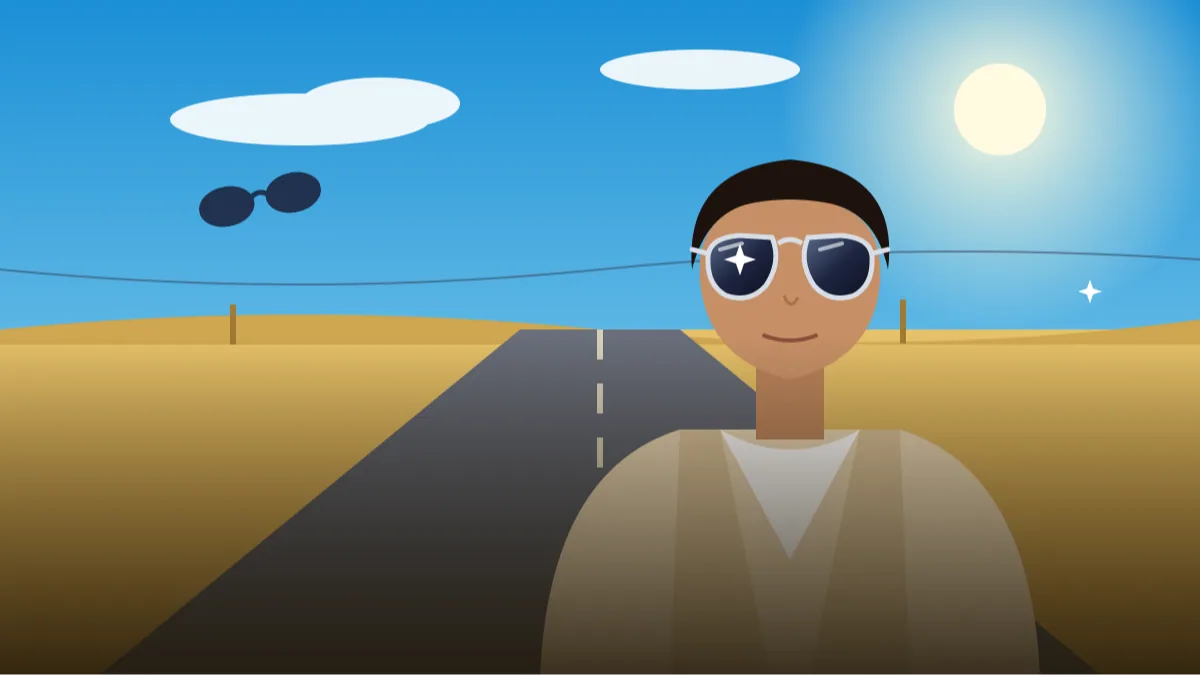 Gemini Sunglasses Attitude Photo Prompts for Boys