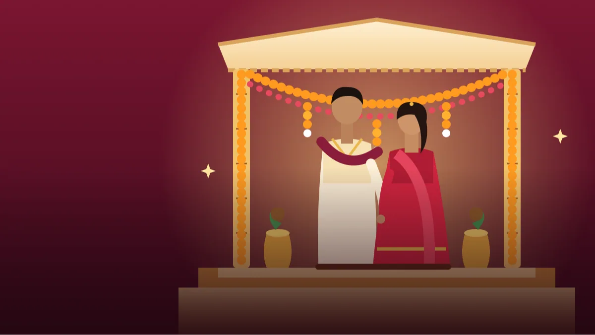 Gemini Traditional Wedding Couple Portrait Prompts