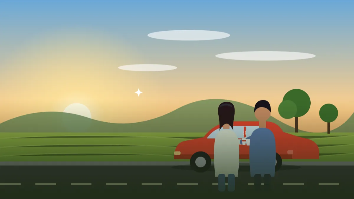 Gemini Road Trip Couple Photo Prompts